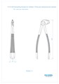 Asa Dental 0110-33S - щипцы N33S для удаления детские нижних корней 0110-33S - фото 351638