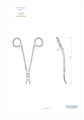 Asa Dental 0307-1 - ножницы для десны N1 изогнутые по плоскости, 10,5 см 0307-1 - фото 351718