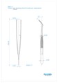 Asa Dental 0601-3 - пинцет анатомический изогнутый N3, 16 см 0601-3 - фото 351728
