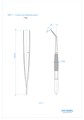 Asa Dental 0601-1 - пинцет анатомический изогнутый N1, 15 см 0601-1 - фото 351729