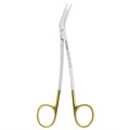 Asa Dental 0310-1TC - ножницы для десны N2 изогнутые в области лезвия и в области ручки с твердосплавными вставками, 16,5 см 0310-1TC - фото 351766