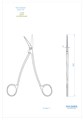 Asa Dental 0310-1TC - ножницы для десны N2 изогнутые в области лезвия и в области ручки с твердосплавными вставками, 16,5 см 0310-1TC - фото 351767