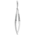 Asa Dental 0312-1 - ножницы для десны изогнутые, тонкие лезвия, на защелке 11 см 0312-1 - фото 351774