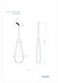 Asa Dental 0231-3 - элеватор N3 флажок закругленный к себе, рифленый 0231-3 - фото 351808