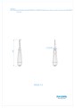 Asa Dental 0220-25 - элеватор для корней N25 с ручкой из нержавеющей стали 0220-25 - фото 351881