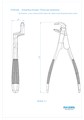 Asa Dental 0100-22L - щипцы N22L для удаления зубов для нижних и левых третьих моляров с зубчиками 0100-22L - фото 351913