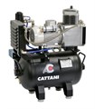 Компрессор Cattani на 1 установку, 1 цилиндр, с осушителем (без кожуха), ресивер 30 л 013130/013131 - фото 356591