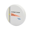 Диск диоксида циркония Ivoclar Vivadent  IPS emax ZirCAD LT A3 98,5-25 мм 689546 - фото 361098