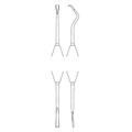 Долото KIRKLAND S13K/TG ERGOPERIO, длина 165 мм., арт: DB030R DB030R - фото 378224