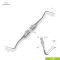 1327 Укладчик ретракционной нити (Пакер) Ø2mm c мерной прорезью. Ручка Ø6mm 1327 - фото 379492