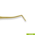 1314 TiN Удлиненная узкая гладилка с  штопфером Ø1.3mm. Ручка Ø6mm. Покрытие Gold 1314-TiN - фото 379703
