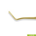 1314F TiN Удлиненная узкая гладилка с  штопфером Ø1.3mm. Эргономичная ручка Ø10mm. Покрытие Gold 1314F-TiN - фото 379739