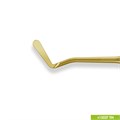 1502F TiN Средняя  гладилка с  конусовидным штопфером Ø0.9mm. Эргономичная ручка Ø10mm. Покрытие Gold 1502F-TiN - фото 379888