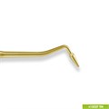 1502F TiN Средняя  гладилка с  конусовидным штопфером Ø0.9mm. Эргономичная ручка Ø10mm. Покрытие Gold 1502F-TiN - фото 379889