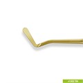 Средняя  гладилка с  конусовидным штопфером Ø0.9mm. Ручка Ø6mm. Покрытие Gold 1502-TiN - фото 379931