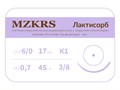ПГЛ лактисорб - хирургическая нить сополимерная1738К1-Premium-6/0 (0.7)45-ПГЛ ЛАКТИСОРБ хирургическая нить сополимерная, MZKRS (Россия) 1738К1-6/0-(0-7)45-ПГЛ - фото 380128