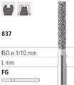 Боры стоматологические алмазные FG 837/010, красн., 6шт. ISO код 314111514010, арт: FG4036/6 FG4036/6 - фото 386240
