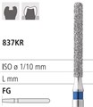 Боры стоматологические алмазные FG 837KR/015, синий, 6шт. ISO код 314158524015., арт: FG8325L/6 FG8325L/6 - фото 386329