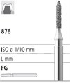 Боры стоматологические алмазные FG 876/009, 6шт. ISO код 314287524009, арт: FG306S/6 FG306S/6 - фото 386426
