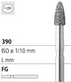 Боры стоматологические алмазные FG 390/016, зеленый, 6шт. ISO код 314274534016, арт: FG274/6 C FG274/6C - фото 386819