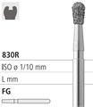 Боры стоматологические алмазные FG 830R/014, 6шт. ISO код 314237524014, арт: FG219N/6 FG219N/6 - фото 386935