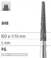 Боры стоматологические алмазные FG 848/023, 6шт. ISO код 314177524023, арт: FG6S/6 FG6S/6 - фото 387235