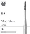 Боры стоматологические алмазные FG 955/011, 6шт. ISO код 314699534011, арт: FGD9/6 C FGD9/6C - фото 387238