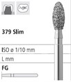 Боры стоматологические алмазные FG 379/033, зел., 6шт. ISO код 314277534033, арт: FG259/6 C FG259/6C - фото 387253