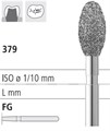 Боры стоматологические алмазные FG 379/029, желт., 6шт. ISO код 314277504029, арт: FG5259/6 FG5259/6 - фото 387362