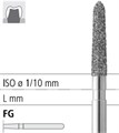 Боры стоматологические алмазные FG 878К/016, 6шт. ISO код 314298524016, арт: FG182/6 FG182/6 - фото 387448