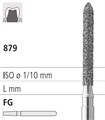 Боры стоматологические алмазные FG 879/011, желт., 6шт. ISO код 314290504011, арт: FG5310/6 FG5310/6 - фото 387456