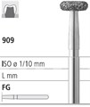 Боры стоматологические алмазные FG 909/034, зел., 6шт. ISO код 314068534034, арт: FG10A/6 C FG10A/6C - фото 387541