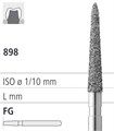 Боры стоматологические алмазные FG 898/016, 6шт. ISO код 314586524016, арт: FG102L/6 FG102L/6 - фото 388094