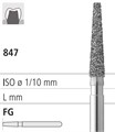 Боры стоматологические алмазные FG 847/014, красн., 6шт. ISO код 314172514014, арт: FGA3/6 FGA3/6 - фото 388157