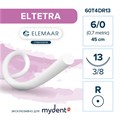 Elemaar ELTETRA 6/0 - шовный материал, 45 см, 3/8, 13 мм, колющая, 12 шт. 60T4DR13 - фото 389112