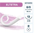 Elemaar ELTETRA 6/0 - шовный материал, 45 см, 3/8, 13 мм, колющая, 12 шт. 60T4DR13 - фото 389114
