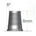 Multi Ti Base - титановые основания, высота 6.0, 5° TSMTB0605GTH - фото 389952