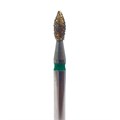 Бор алмазный 831QG FG, GOLD Line, почковидный, D=1,4 мм, L=4,0 мм, зеленый 806.314.254.534.014-Q - фото 390713