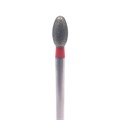 Бор алмазный Ecoline E 379 F, олива, турбинный наконечник, D=1.8 мм, красный E-379-F-314-018 - фото 390752