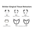 HYGENIC BRINKER UNIVERSAL CLAMP SET - набор кламмеров для сильно разрушенных зубов, 6 шт H-01054 - фото 391027