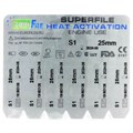 SuperFile (Heat Activation) Engine S1 - машинные файлы с тепловой активацией, 25 мм, никель-титан, 6 шт 1873025001 - фото 391466