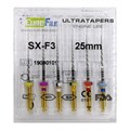 Ultratapers Engine - набор машинных файлов, 25 мм, размер SX-F3, никель-титан, 6 шт 1829025100 - фото 391560