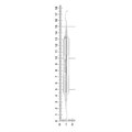 Кюрета Gracey #1/2, пародонтологическая, ручка DELUXE (10 мм) 26-36B* - фото 392971