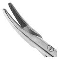 Иглодержатель микрохирургический изогнутый Micro-Nadelhalter TC, 18 см 40-96TC* - фото 393755