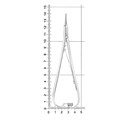 Иглодержатель MATHIEU, деликатный, 14 см AE-210/14 - фото 393880