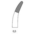Иглодержатель по STRATTE, DUROGRIP, длина 210 мм, для нитей до 3/0 BM095R - фото 393923