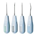 Directa Luxator Kit SK4 - набор люксаторов, укороченных, 4 шт (S3C, S2S, S3S, S3CA) с точильным камнем L10 506333 - фото 394626