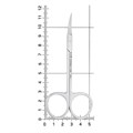 Ножницы хирургические Iris, изогнутые, зубчатые, 11,5 см 19-2* - фото 394957