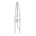 Ножницы для коронок BEEBE, прямые, длина 110 мм DP560R - фото 394977