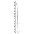 Распатор Prichard, 4,0 мм, ручка DELUXE (10 мм), экстра легкая 40-22* - фото 395213